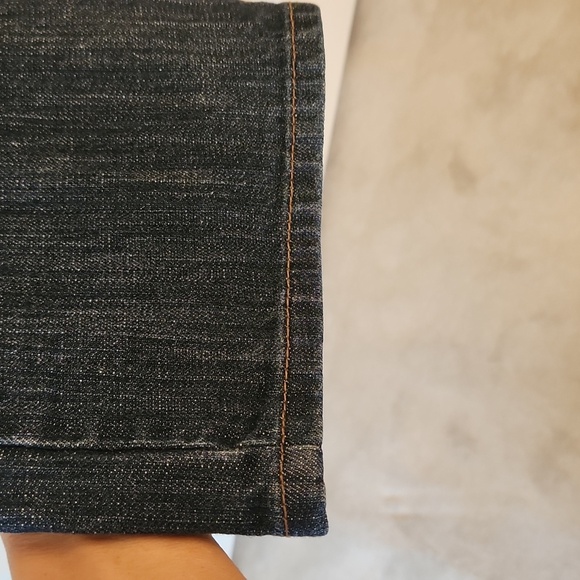 Ann Taylor Loft Women's Originl Boot Dark Blue Wash Jeans Size 2 Petite - Picture 9 of 12